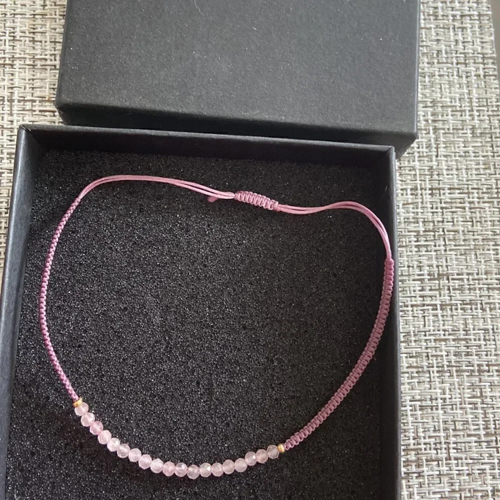 Veronica Antonucci bracelet pull tye light purple NWT